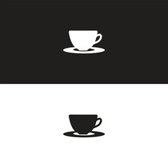 Coffee cup icon set. Cups of coffee tea collection. Hot drink icon. Disposable cup. Cup coffe with steam. Flat style - stock vector.
