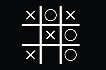 tic tac toe game also known as XOX game or Xs and Os