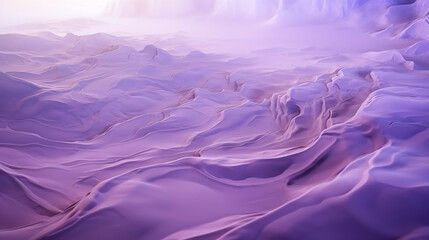 Image of the beauty of the waves Purple color of the desert, nature beauty concept