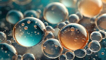 bubble water - obrazy, fototapety, plakaty