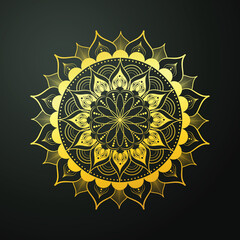 Luxury ornamental design with mandala, decorative mandala for print, poster, cover, brochure, flyer and banner.