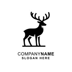 Simple deer logo