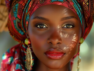 African Woman Fashion Shot