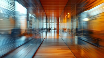 Blurred Motion in Office Space