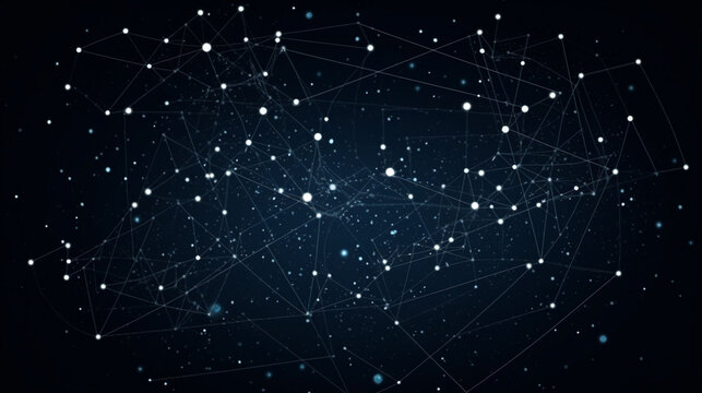 The stars form constellations. AI Generated