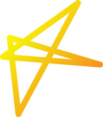 Set of various star, logo, sign, symbol, icon, rating
