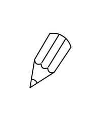 pencil icon, vector best line icon.