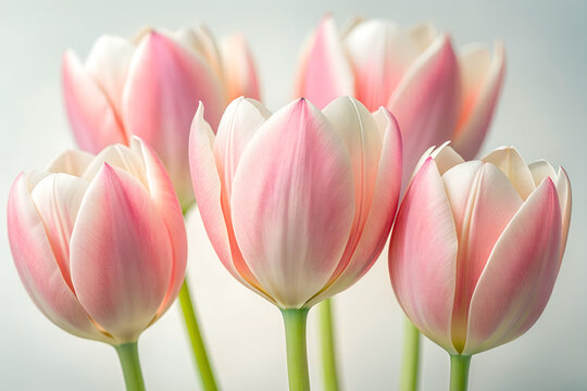 Light pink tulips