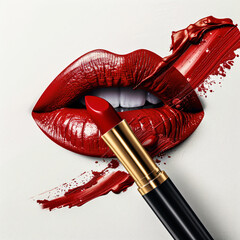 lipstick and lips
