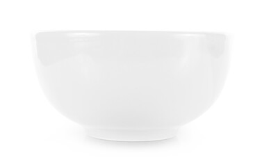 empty bowl isolated on white background.