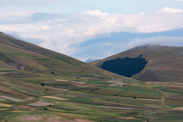 clouds to the Sibillini mountains, near the plain of Castelluccio di Norciaclouds to the Sibillini mountains, near the plain of Castelluccio di Norcia