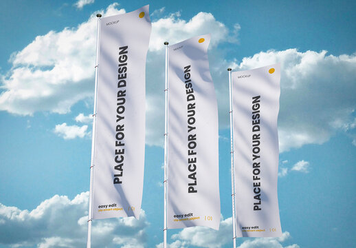 Three Vertical Flags 01