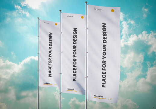 Three Vertical Flags 03