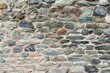 Stone wall background, texture, Italy