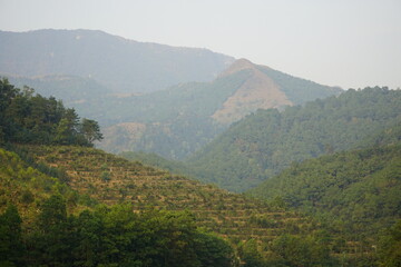 Fototapeta premium Tropical mountain landscape