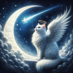 Angel_cat_looks_at_the_stars 2