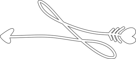 Line border set and scribble. Design element