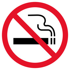 No smoking icon. Informative icon