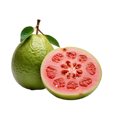 Guava image isolated on a transparent background PNG photo