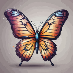 Butterfly Cartoon Design Very Cool