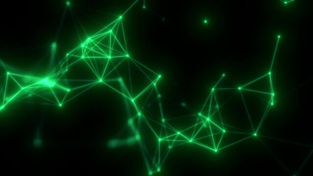 green decorative abstract lines background video