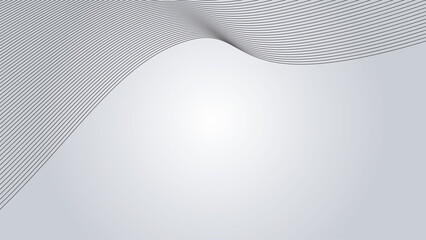 Fototapeta premium Line wave abstract stripes design wallpaper background vector image for backdrop or presentation