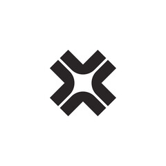 X logo, letter x, initial x logo design