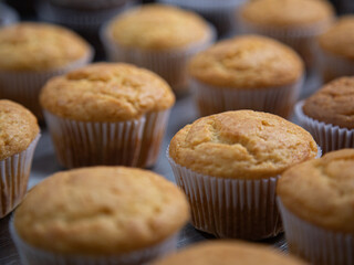 cupcake production inside the bakery