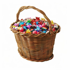 Candy in basket