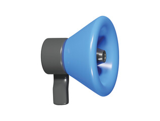 Speaker icon 3d render illustration