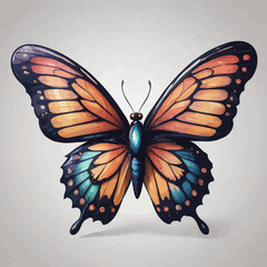 Butterfly Cartoon Design Very Cool
