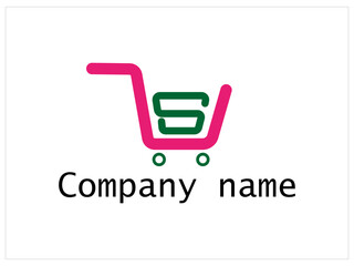Groceries logo, icon, vector, template, isolate.