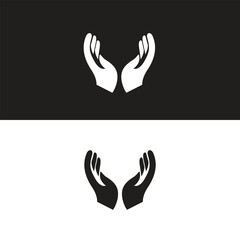 Fototapeta premium Pray icon vector. Hands folded in prayer line icon. Outline hands folded in prayer vector icon. Designed for web and app design interfaces.