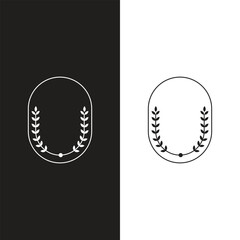 Ornate borders Mid-century Retro Badge Designs