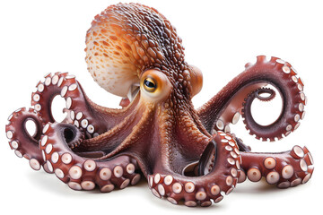 Fototapeta premium Tentacles of octopus isolated on white