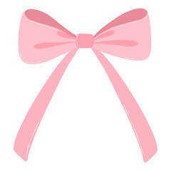 Pink Coquette Ribbon Bow 