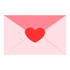 Envelope Valentine's day Clipart, Love
