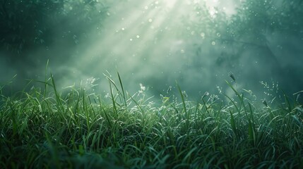Fototapeta na wymiar grass, Mystical atmosphere photo quality. hyper real. cinematic. High contrast 
