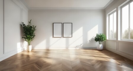  Modern minimalist living room with natural light
