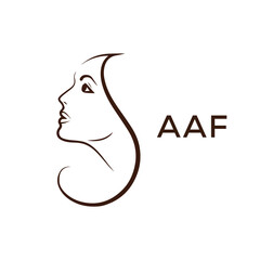 AAF Letter logo design template vector. AAF Business abstract connection vector logo. AAF icon circle logotype.
