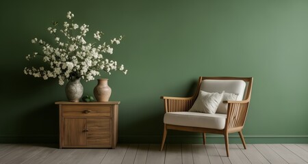  Elegant simplicity - A serene corner with a touch of nature