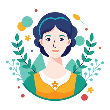  Women history month flat vector illustration