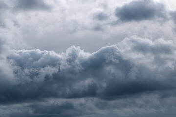 dark storm clouds in the sky