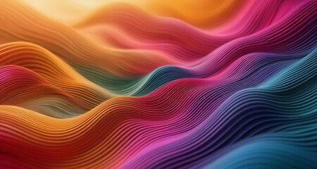  Vibrant abstract waves in motion