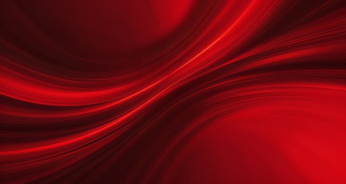  Vibrant Red Abstract Swirls