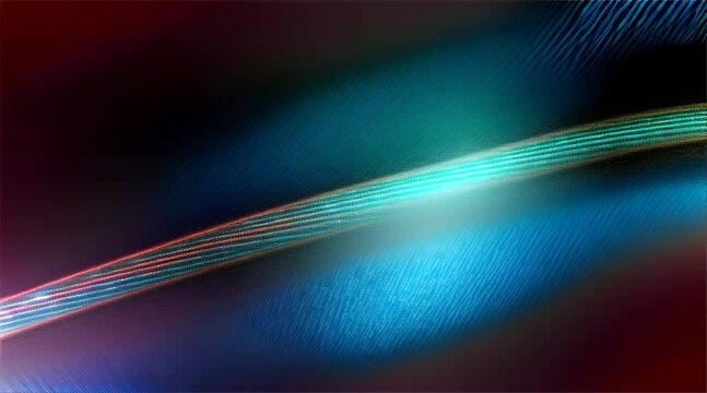 Blue Wave Energy: A futuristic abstract design with glowing lines, creating a dynamic motion in space Perfect as a bright vector wallpaper for tech enthusiasts