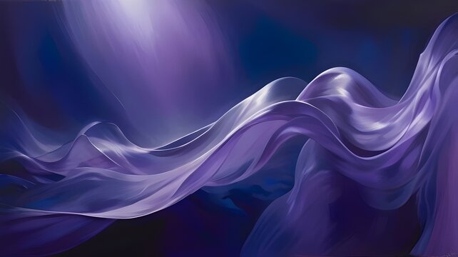 3-D , Abstract Background , Glowing ethereal wisps of light across purple canvas 
