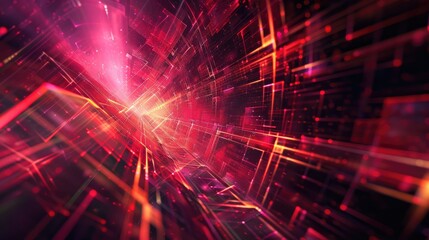 Fototapeta premium abstract backgrounds Abstract matrix like background