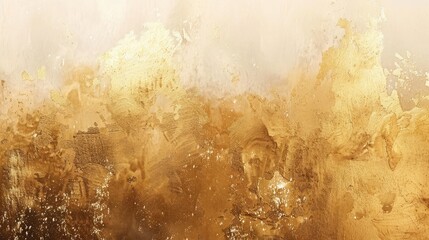 Gold watercolor texture paint stain Shining brush stroke for you amazing design project