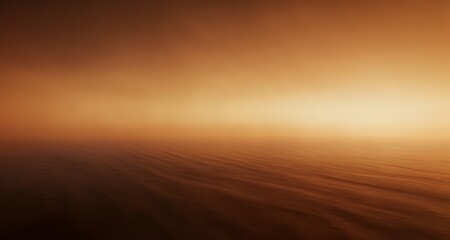  Golden hour seascape, tranquil and mesmerizing